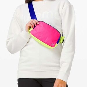 Lululemon | Everywhere Belt Bag *1L Pink / Blue / Yellow Neon